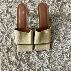 ASOS Beige Textured Sandals